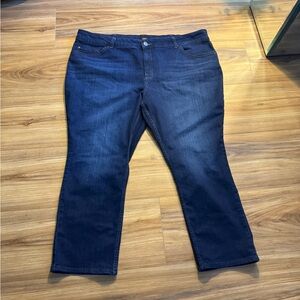 Lee Women's Deep Indigo Straight Leg Jeans